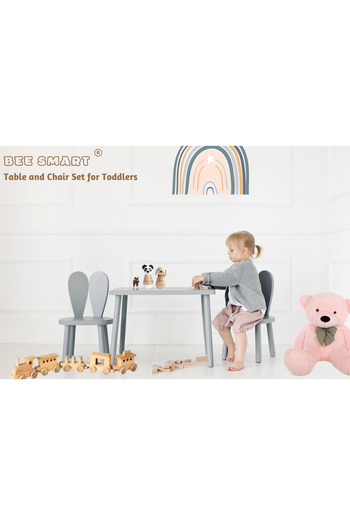 Bee Smart Montessori Masa Sandalye Çocuk Oyun, Çalışma, Çocuk Aktivite Masası Ve Sandalyesi