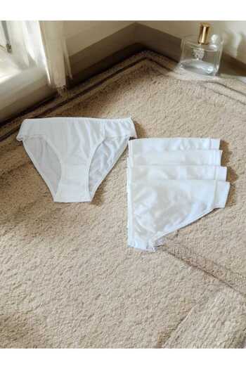 NESA 5-Piece White - Extra Flexible and Lace Women's Underwear