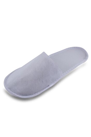 PRİVATE 10 Pieces Hotel Slippers with Environmental Piping Thin Sole Disposable