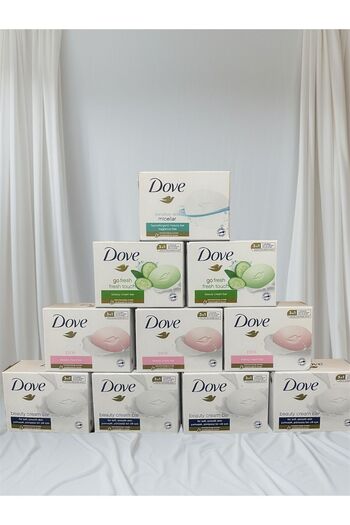 Dove Soap Beauty Solid - Family Size (90 Gr X 10 Pieces)