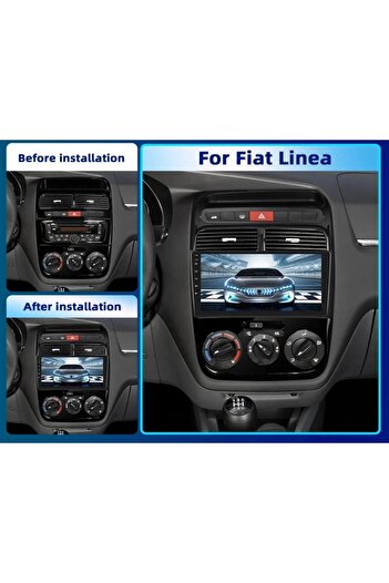 Navigold Fiat Linea Android Multimedya 4gb Ram 64Gb Hafıza Carplay Usb Bt Navigasyon