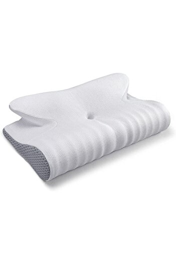 WHITEBLANCO Μαξιλάρι ομορφιάς Belezza Orthopedic Visko με υποστήριξη και ανταλλακτικό κάλυμμα