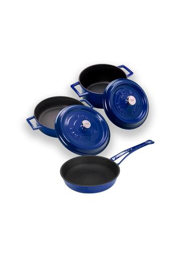 Lava Döküm 3x Trendy Series 6-Piece Pot & Pan Set