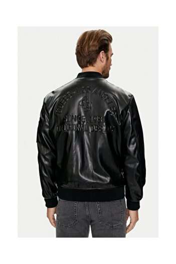 Guess District Faux Leather Coat