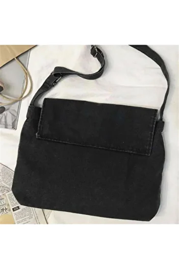Aesthia Mingalondon Nirvana Wing Printed Unisex Gray Messenger Bag - Vintage Jeans Design