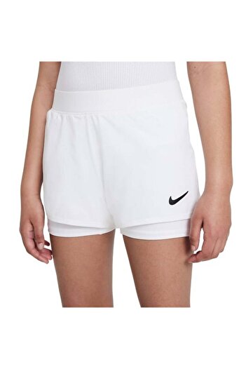 Nike Court Dri-FIT Victory Genç Kız Çocuk Tenis Şortu DB5612-100
