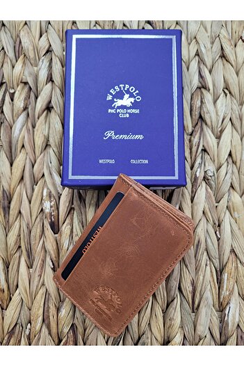 Westpolo Θήκη για κάρτες Unisex 1026 από γνήσιο δέρμα