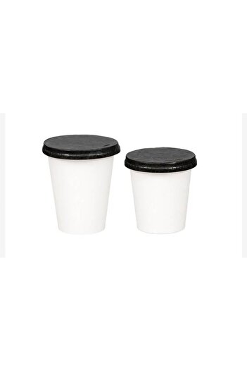 Kraft Black Cardboard 8-9-12 oz Hot Drink Cover -50 Pieces