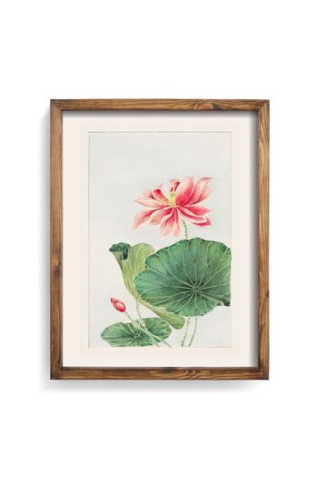 epiqart Wooden Patterned Lotus Frame