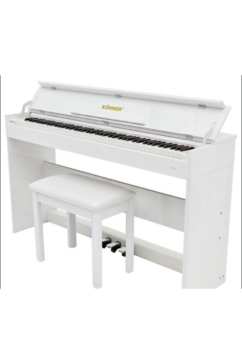 KÖHNER Köhner SLP 245 beyaz Digital piyano +Tabure