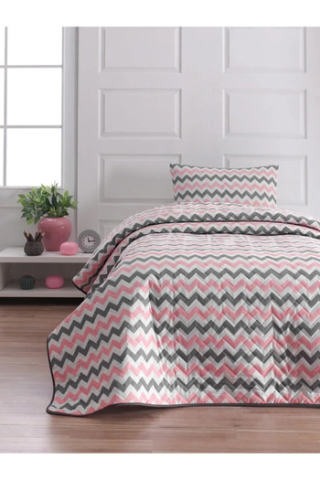 SUVAY Double Sided Quilted Bedspread - Colorful Teen and Children's Room