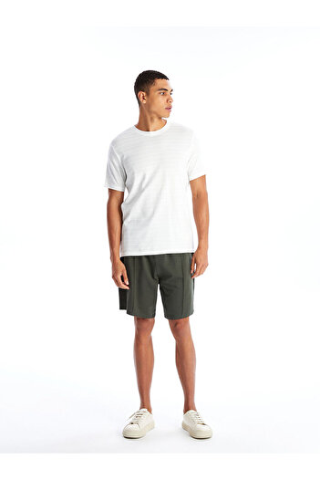 LC Waikiki Ανδρικό T-shirt με λαιμόκοψη με κοντό μανίκι