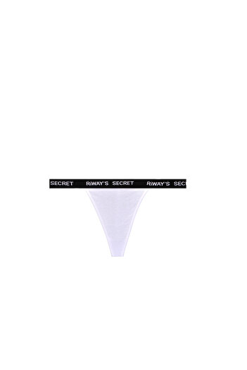 riways secret Cotton Waist Band Rubber String Thong 3-Pack