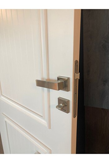 Sofuoğlu Orkide Door Handle Stainless Nickel Satin Inox for Wc (Bathroom) / Wc Doors