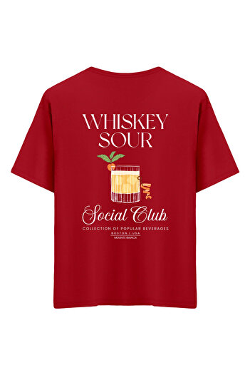 Mounte Bianca Unisex Whiskey Sour - Oversize T-Shirt