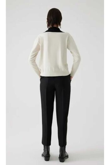 Exquise Wide Cut Comfortable Black Trousers
