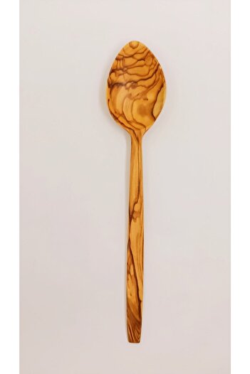 DİLEK AHŞAP HEDİYELİK VE YÖRESEL Olive wood food spoon 24 cm