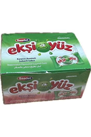 SAADET Sour Face GUMMY WATERMELON 100 PIECES