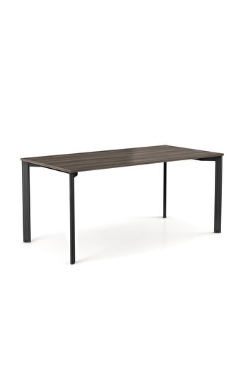 Bürotime Puzzle Çalışma Masası, Kül Meşe & Antrasit Ayak, 140cm
