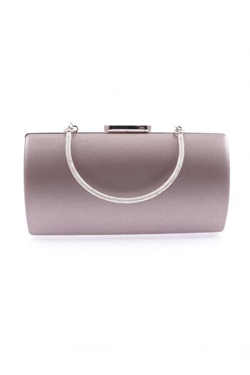 DGN Platinum Fabric Women's Evening Dress Clutch Bag - 3443152