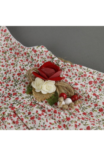 bebegci Muslin Patterned Floral 2-Piece Girl's Dress