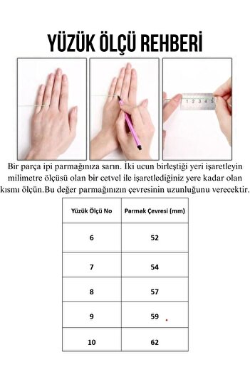 FAYRA ACCESSORIES Zirkon Taşlı Safir Hasır Yüzük