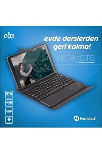 Hometech Siyah Alfa Ips Tablet Bilgisayar 10tb 4gb 64gb 10 1