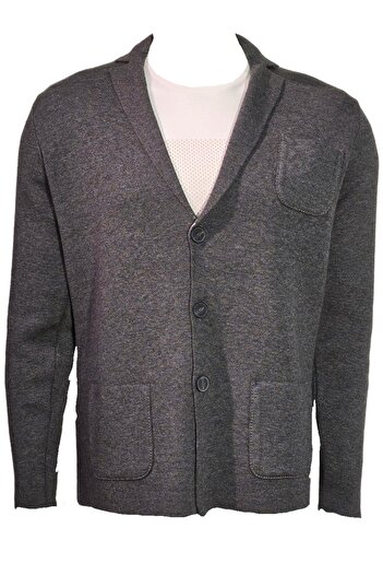 Campione Men's Knitwear Jacket 3849401   - Gray