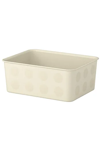 IKEA 20X25X10 cm Beige Nojıg Arrangement Storage Box