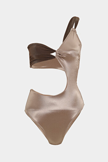 Açelya Okcu FLORA Fit Premium Women's Swimsuit - Asymmetric Detailed