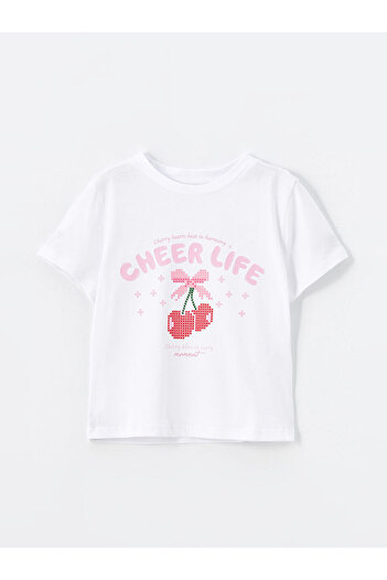 LC Waikiki T-Shirt Girl's Crew Neck
