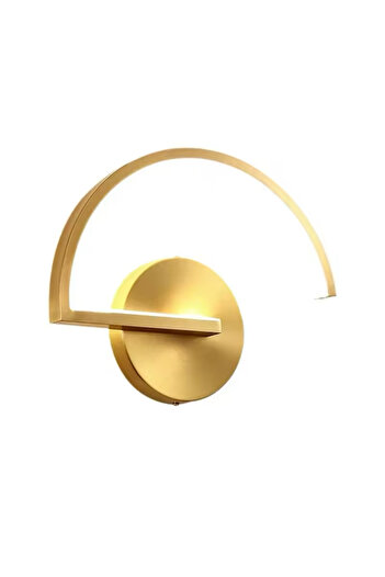 Fico Home Modern Pilli Aplik Tak Çalıştır Kablosuz Ledli Aplik Eskitme Gold Sarı Pil Dahildir
