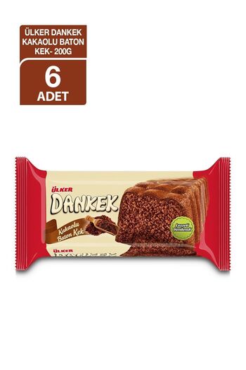 Ülker Dankek Kakaolu Baton Kek 6 Adet