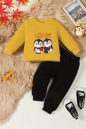 ADABEBEK New Season Hello Cute Penguin Patterned Baby Set - 22383