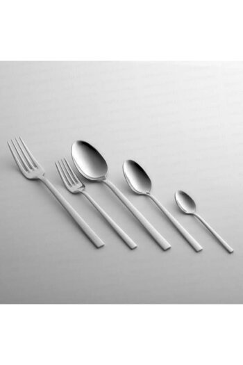 Tufanbeyli Hediyelik 60 Piece Fork Spoon Set Stainless Steel Suitable for Daily/Industrial Use