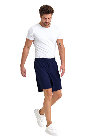 Adams Сині шорти Confort Fit Waffle для чоловіків