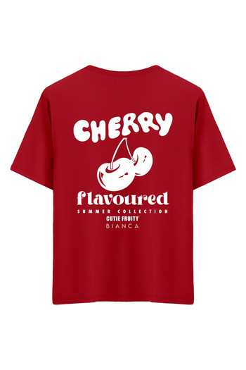 Mounte Bianca Unisex Cherry - Oversize T-Shirt