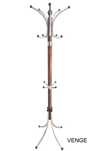TOLUNAY Clover Model Wenge - Coat Stand Standing Hanger