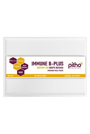 Pitho Immune B Plus | Kediler Için Doğal & Güçlü Malt 100 ml