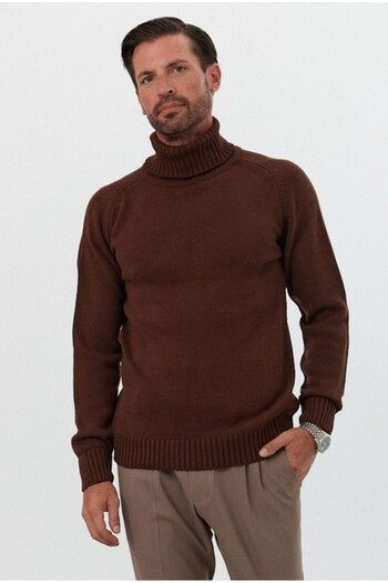 Livio Ferri Men's Full Turtleneck Thick Italian Sleeve Sweater