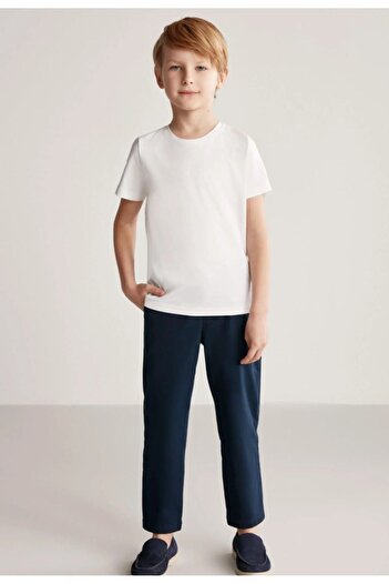 Plenty Boy's Round Neck Plain T-Shirt