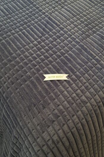 Özdilek Pyramid Blanket Double - Navy Blue