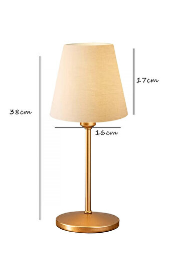 EvLight Mila Gold Cream - Headboard Lampshade Fabric