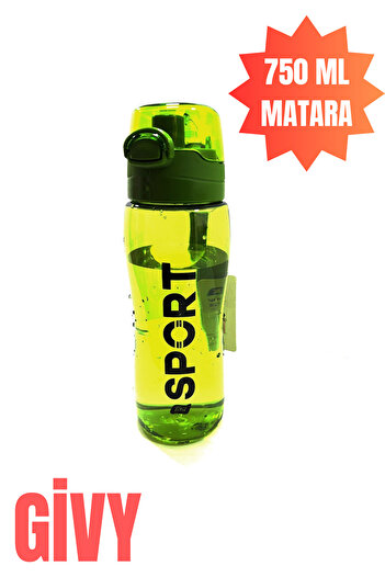 GİVY Green Meticulous Cascada Water Bottle - 750 ml Water Bottle