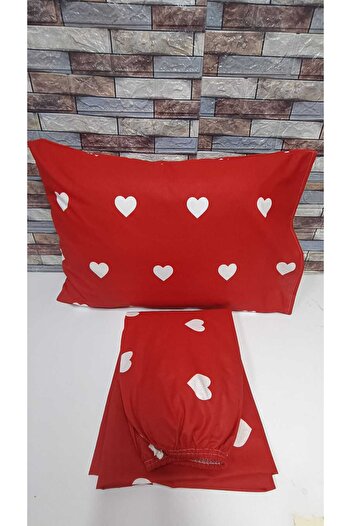 GASEL ÇARŞI Heart Patterned Cotton Cardigan Set - Elastic