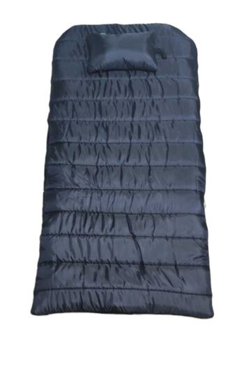 CAMP STORY Fisherman [sazancı]-18 350 gr Fiber Filled Inner Lining Navy Blue Fleece Padded Sleeping Bag Navy Blue