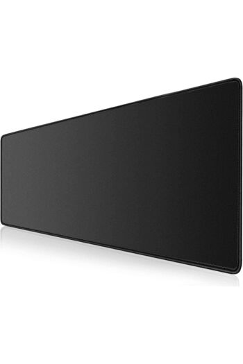NT Handmade Xxl 90*40 Cm Game Player Durable Sensitive Ergonomic Black Non-Slip Mouse Pad - Edge Stitched Mousepad