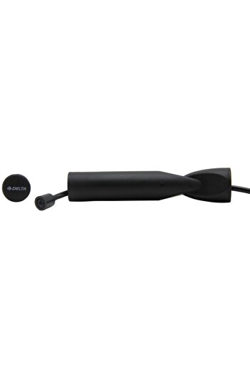 Delta Length Adjustable Black Jump Rope with Ball Bearings