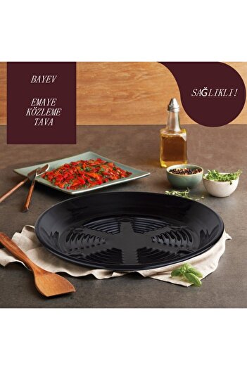 Bayev Közmatik Pepper Eggplant Roasting Pan - Stove Top Ember Apparatus