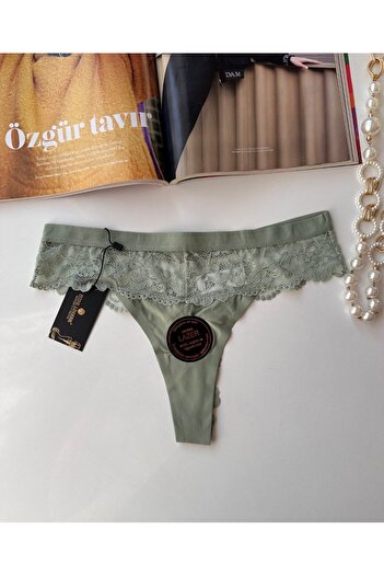 İntive Lingerie Γνήσιο Laser Cut Ανώτερης Ποιότητας Spandex Invisible Seamless Ruched Thong - 2801